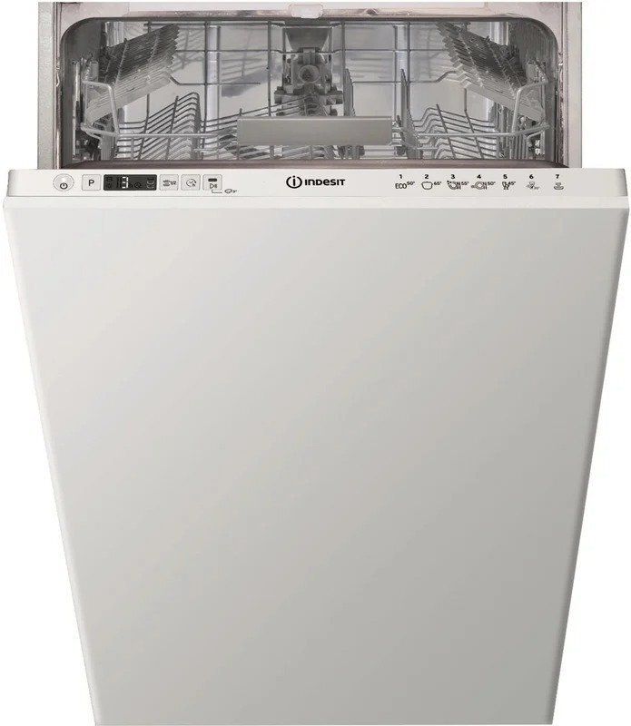 Вбудовувана посудомийна машина Indesit DSIC3M19 A+/ 45см./10 компл./Дисплей/Бiлий