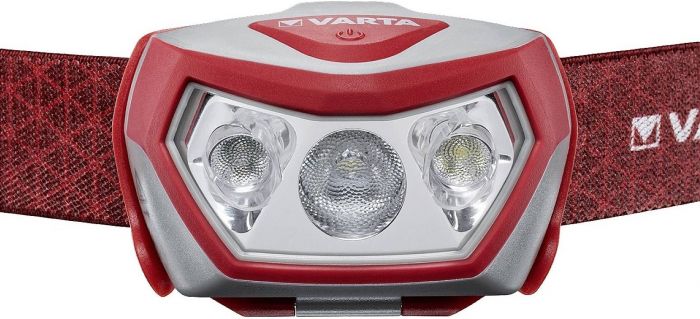 Ліхтар VARTA Налобний Outdoor Sports H20 Pro IPX4, до 200 люмен, до 50 метров, біле/червоне світло,  3хААА