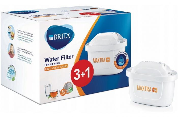 Комплект картриджів Brita MAXTRА+ Limescale для жорсткої води, промо 3+1