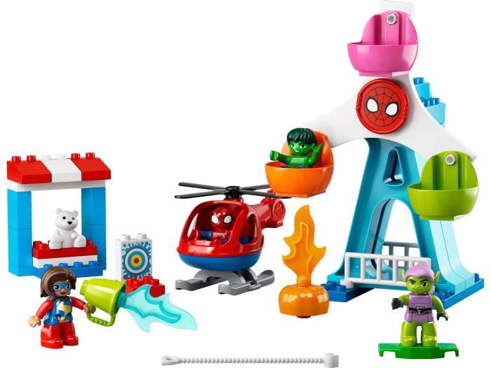 Конструктор LEGO DUPLO Super Heroes Людина-Павук і друзі: Пригоди на ярмарку