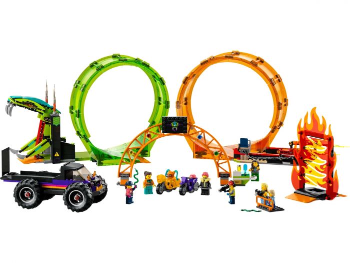 Конструктор LEGO City Stuntz Подвійна петля каскадерської арени