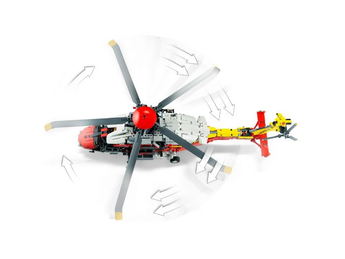 Конструктор LEGO Technic Рятувальний гелікоптер Airbus H175