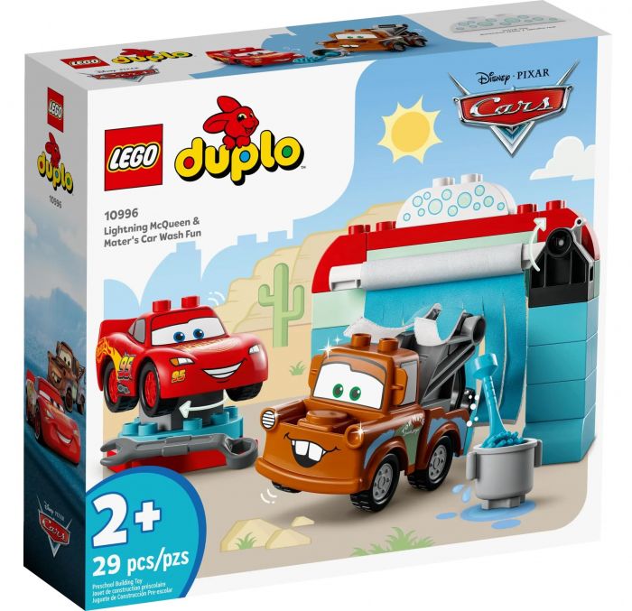 Конструктор LEGO DUPLO Disney TM Розваги Блискавки МакКвіна й Сирника на автомийці