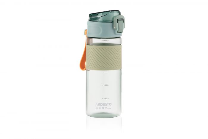 Пляшка для води Ardesto Active 600 мл, зелена, пластик
