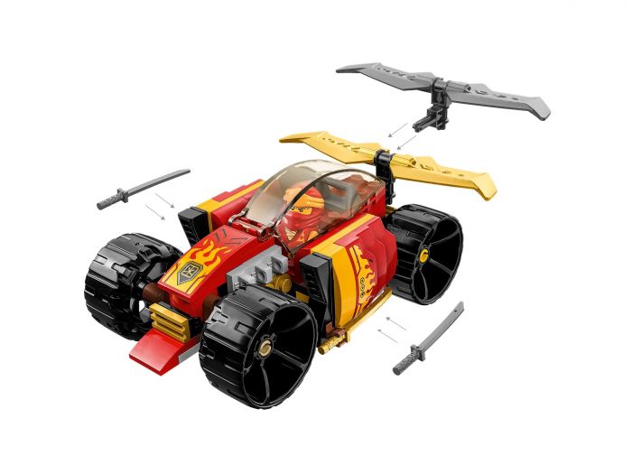 Конструктор LEGO Ninjago Гоночний автомобіль ніндзя Кая EVO