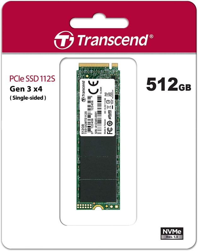 Накопичувач SSD Transcend  M.2 512GB PCIe 3.0 MTE112