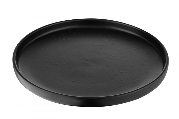 Тарілка десертна  Ardesto Trento, 20,5 см, чорна, кераміка