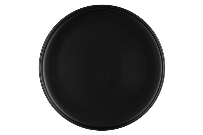Тарілка обідня Ardesto Trento, 26,5 см, чорна, кераміка