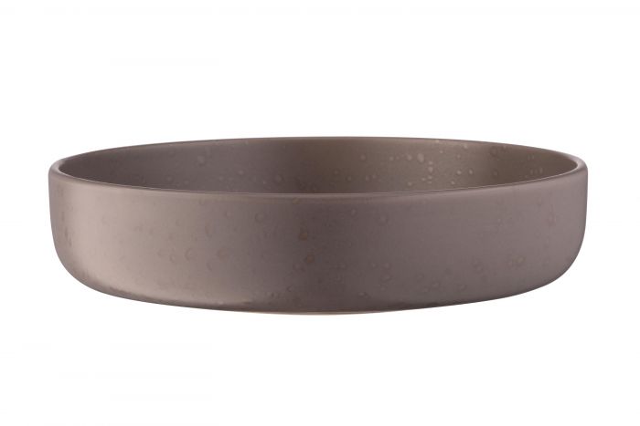 Тарілка супова Ardesto Trento, 21,5 см, чорна, кераміка