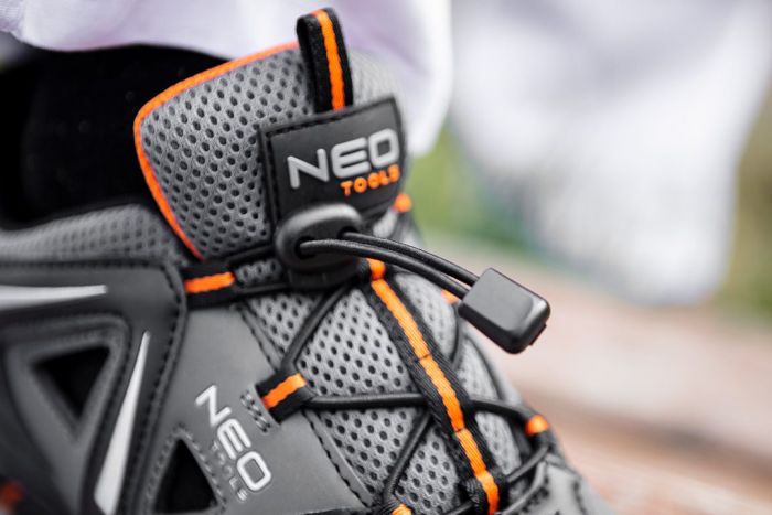 Кросівки робочі Neo Tools, легкі, дихаючі, підошва EVA з гумовим покриттям, клас захисту OB, SRA, р.43