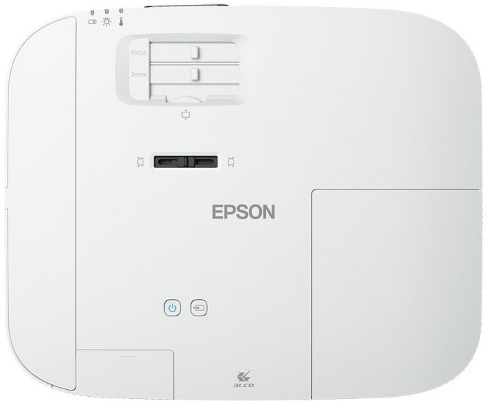 Проєктор домашнього кінотеатру Epson EH-TW6250 UHD, 2800 lm, 1.32-2.15, WiFi, Android TV