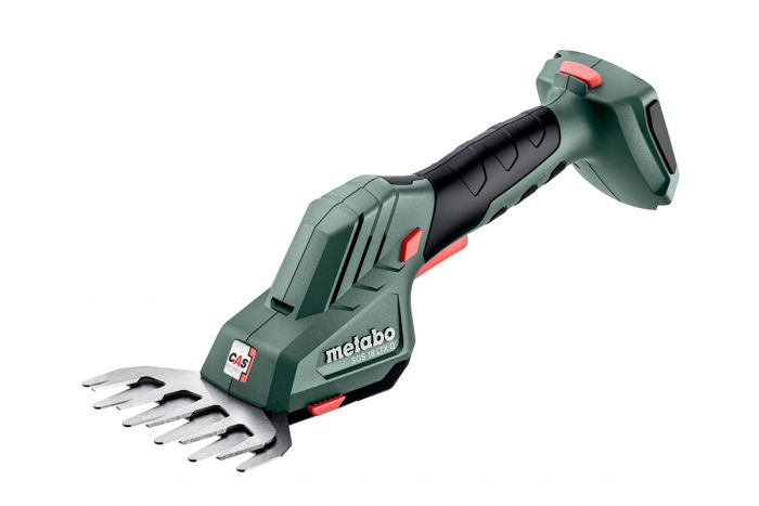 Ножиці для трави акумуляторні Metabo SGS 18 LTX Q 18В лезо 11.5см + насадка для кустів 20см 0.8кг без АКБ та ЗП