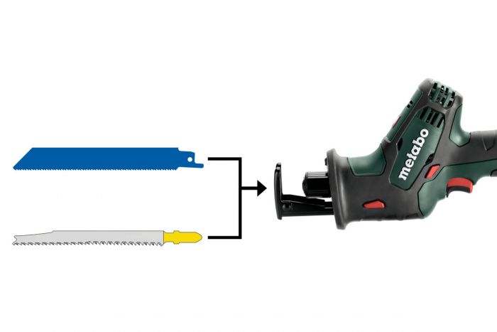 Пилка шабельна акумуляторна Metabo SSE 18 LTX COMPACT 18В хід 13мм 1.4кг без АКБ та ЗП