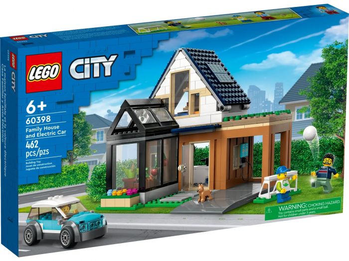 Конструктор LEGO City Сімейний будинок й електромобіль