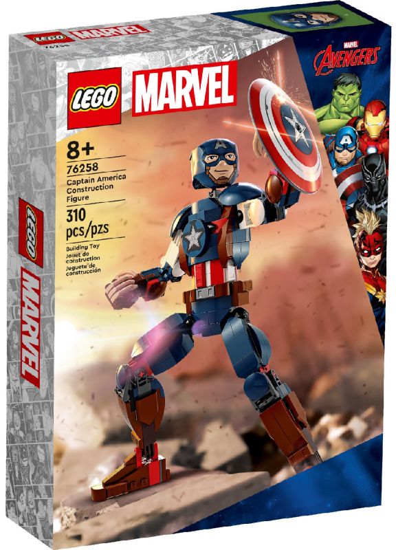 Конструктор LEGO Marvel Фігурка Капітана Америка для складання