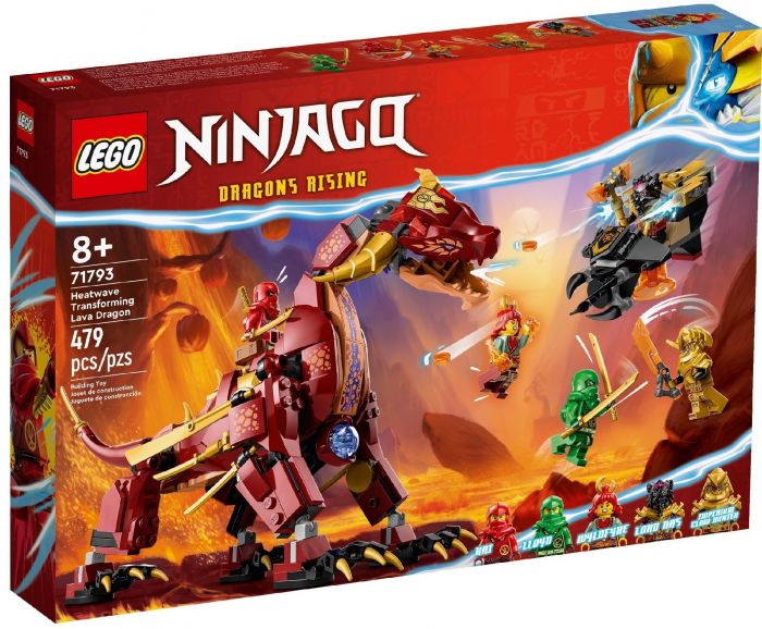 Конструктор LEGO Ninjago Вулканічний Дракон, що трансформує Хітвейва