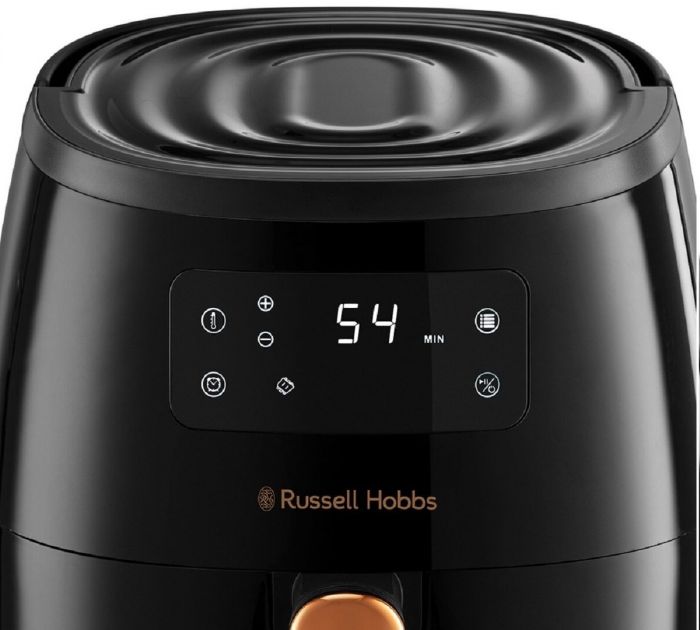 Мультипіч Russell Hobbs SatisFry Air Large, 1650Вт, чаша-5л, сенсорне керув., алюміній/пластик, чорно-мідний