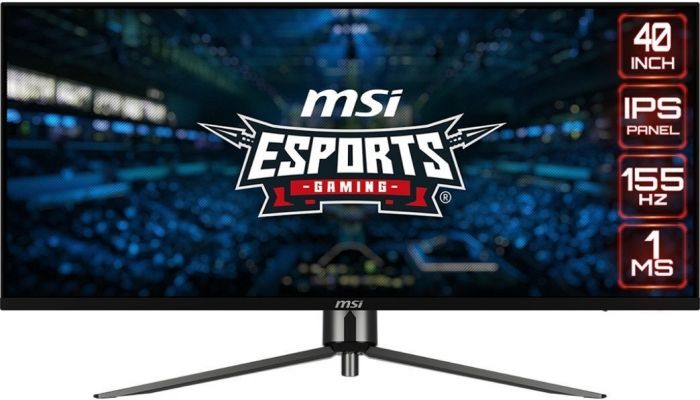 Монітор MSI 40" MAG401QR 2xHDMI, DP, USB-C, 2xUSB, Audio, IPS, 3440x1440, 21:9, 155Hz, 1ms, sRGB 118%, AdaptiveSync, HDR400