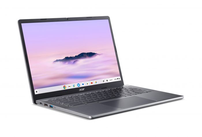 Ноутбук Acer Chromebook Plus CB514-4HT 14" FHD IPS Touch, Intel i3-N305, 8GB, F128GB, UMA, ChromeOS, сірий