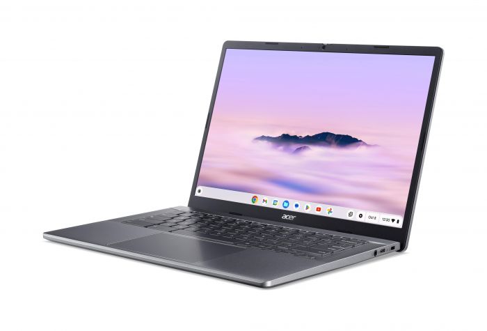 Ноутбук Acer Chromebook Plus CB514-4HT 14" FHD IPS Touch, Intel i3-N305, 8GB, F128GB, UMA, ChromeOS, сірий