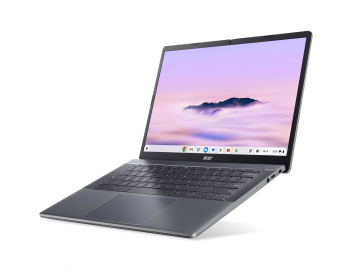 Ноутбук Acer Chromebook Plus CB514-4HT 14" FHD IPS Touch, Intel i3-N305, 8GB, F128GB, UMA, ChromeOS, сірий