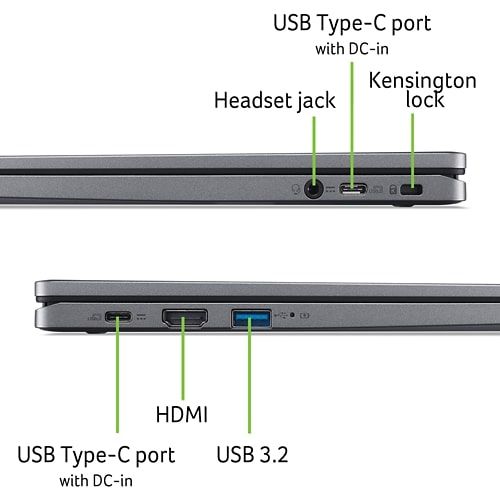 Ноутбук Acer Chromebook Plus CB514-4HT 14" FHD IPS Touch, Intel i3-N305, 8GB, F128GB, UMA, ChromeOS, сірий