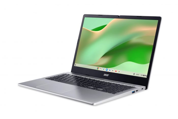 Ноутбук Acer Chromebook CB315-5H 15" FHD IPS, Intel C N100, 8GB, F128GB, UMA, ChromeOS, сріблястий