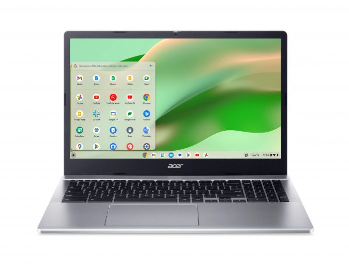 Ноутбук Acer Chromebook CB315-5H 15" FHD IPS, Intel C N100, 8GB, F128GB, UMA, ChromeOS, сріблястий