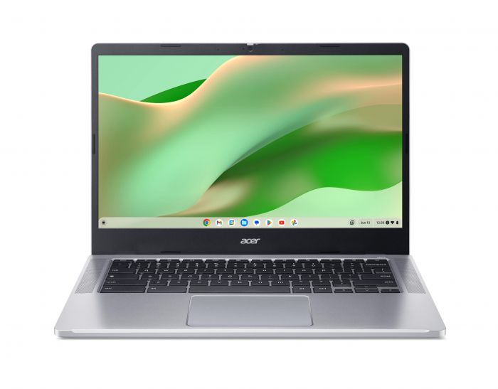 Ноутбук Acer Chromebook CB314-4H 14" FHD IPS, Intel i3-N305, 8GB, F512GB, UMA, ChromeOS, сріблястий