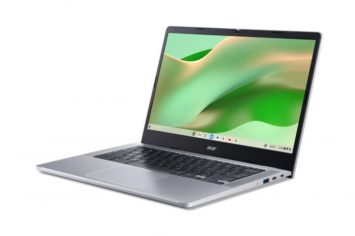 Ноутбук Acer Chromebook CB314-4H 14" FHD IPS, Intel i3-N305, 8GB, F512GB, UMA, ChromeOS, сріблястий