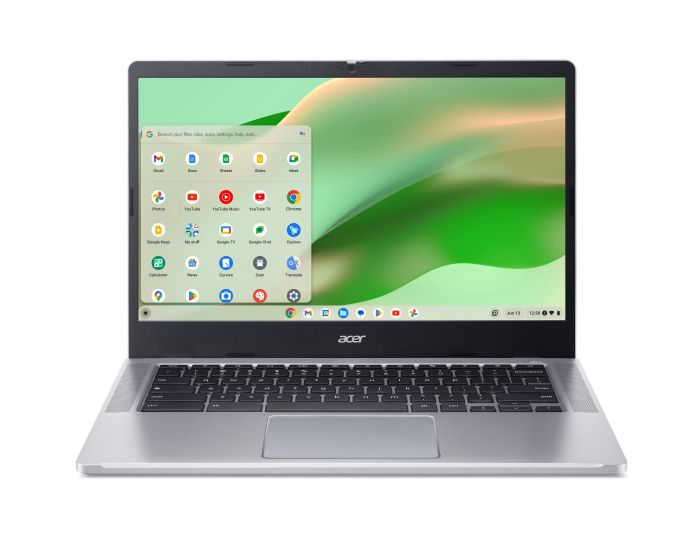 Ноутбук Acer Chromebook CB314-4H 14" FHD IPS, Intel i3-N305, 8GB, F512GB, UMA, ChromeOS, сріблястий