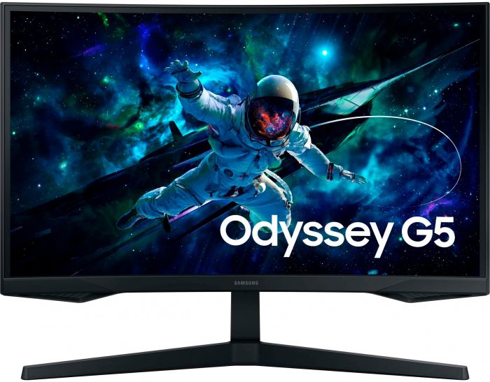 Монітор Samsung 27" Odyssey G55C 2xHDMI, DP, VA, 2560x1440, 165Hz, 1ms