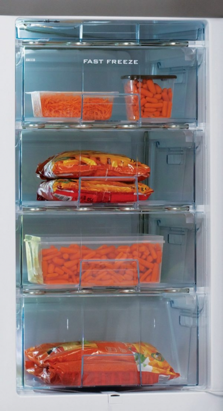 Холодильник Snaige з нижн. мороз., 194.5x60х65, холод.відд.-191л, мороз.відд.-119л, 2дв., A++, ST, білий