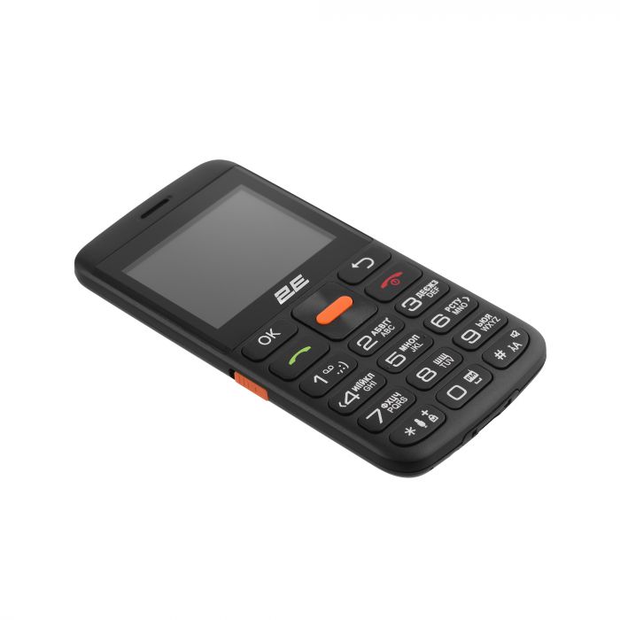 Мобільний телефон 2E T180 MAX 2.3" 2SIM, 1000мА•год, чорний