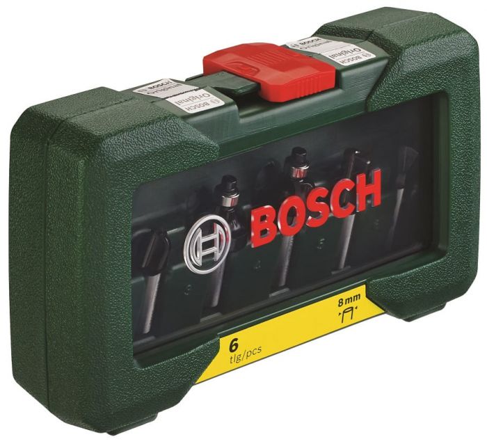 Набір фрез по дереву Bosch Expert for Wood 8мм, 6шт