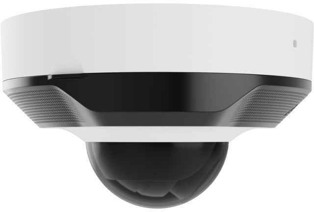 IP-Камера дротова Ajax DomeCam Mini, 5мп, 2.8мм, Poe, True WDR, IP 65, ІЧ 30м, аудіо, кут огляду 100° до 110°, міні купольна, біла