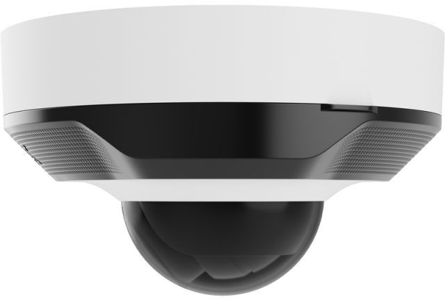 IP-Камера дротова Ajax DomeCam Mini, 5мп, 2.8мм, Poe, True WDR, IP 65, ІЧ 30м, аудіо, кут огляду 100° до 110°, міні купольна, біла