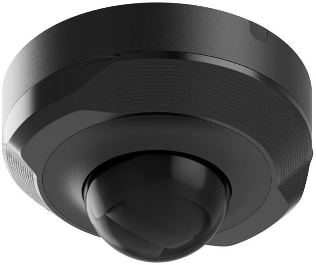 IP-Камера дротова Ajax DomeCam Mini, 5мп, 4мм, Poe, True WDR, IP 65, ІЧ 30м, аудіо, кут огляду 75°до 85°, міні купольна, чорна