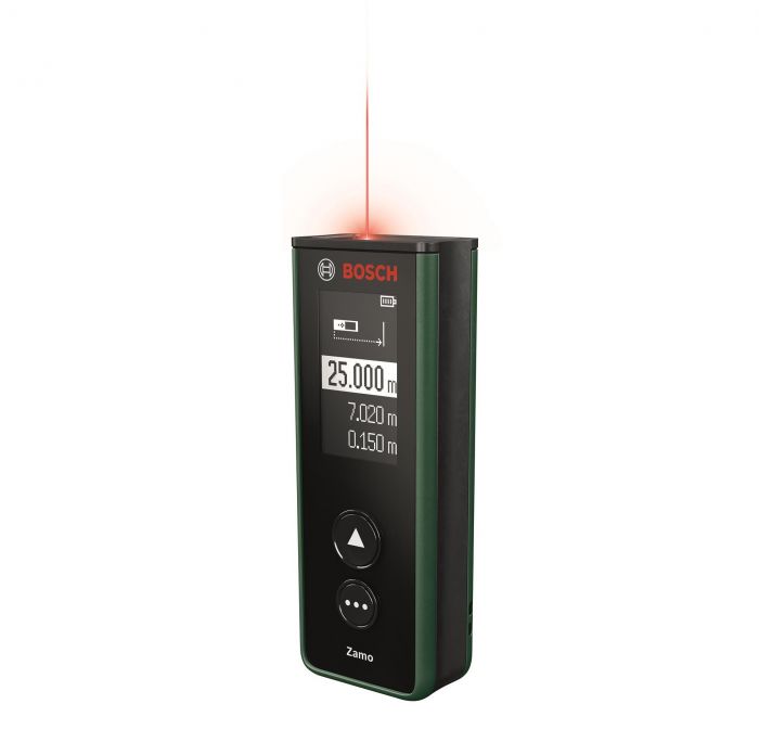 Далекомір лазерний Bosch Zamo, 0.15-20м, ±3мм, 0.85кг
