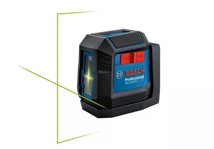 Лазерний нівелір Bosch GLL 12-22 G, до 12м, 0.3мм/м, чохол, чохол, 0.35кг