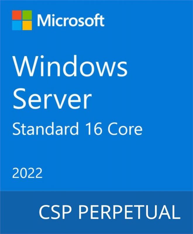 Програмний продукт Microsoft Windows Server 2022 Standard - 16 Core License Pack