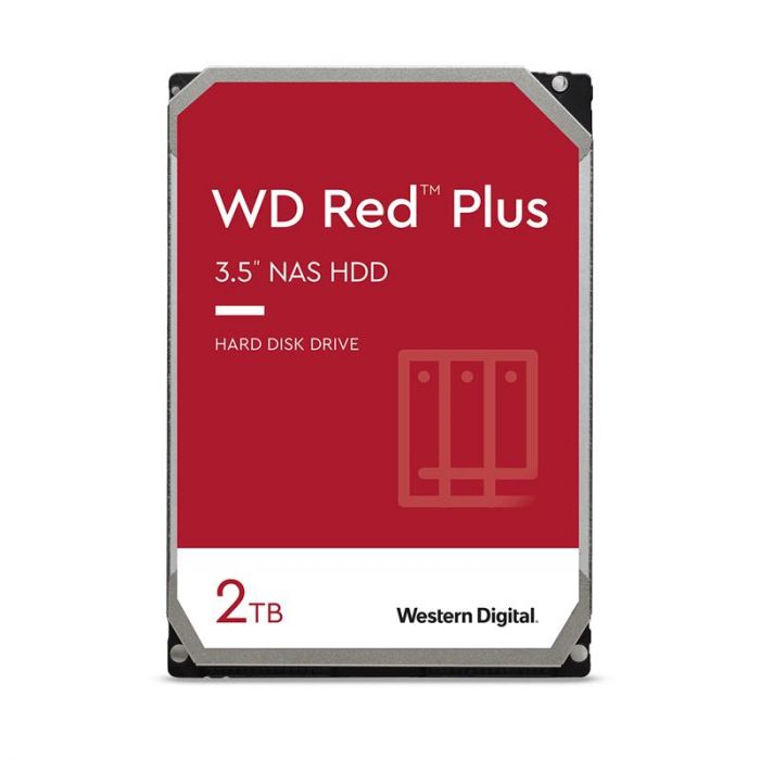 Жорсткий диск WD  2TB 3.5" 5400 64MB SATA Red Plus NAS