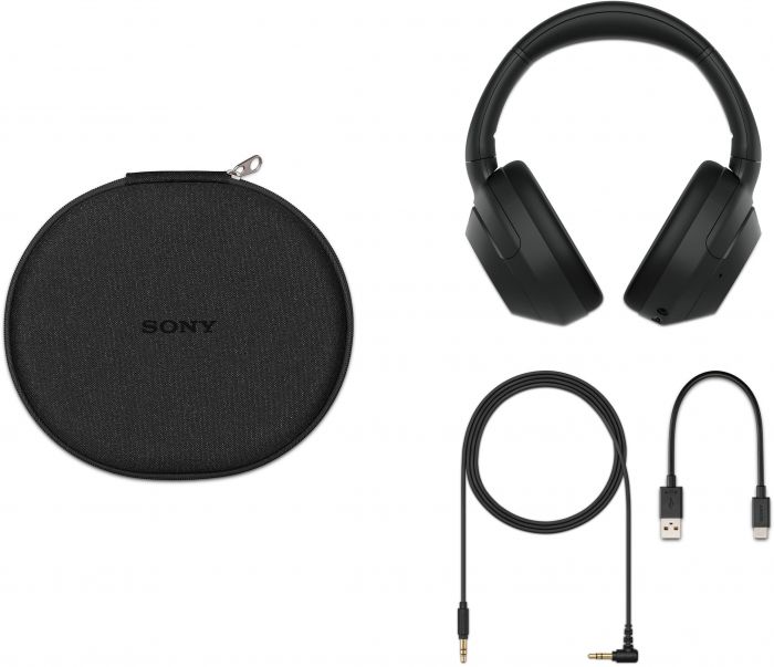 Навушники Over-ear Sony ULT WEAR BT 5.2, ANC, AAC, LDAC, Wireless, Mic, Чорний