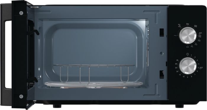 Мікрохвильова піч Gorenje, 20л, мех. управл., 800Вт, гриль, чорний