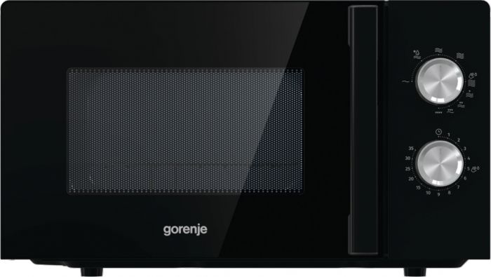 Мікрохвильова піч Gorenje, 20л, мех. управл., 800Вт, гриль, чорний