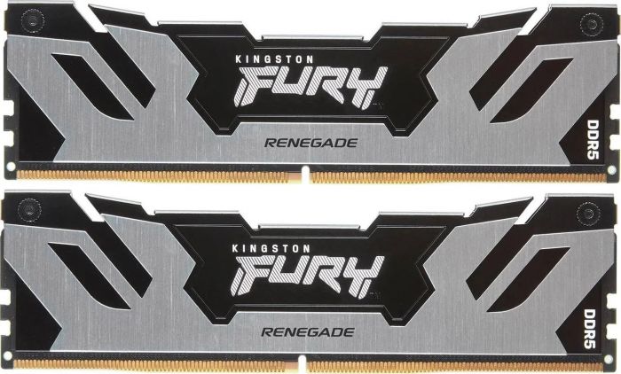 Пам'ять ПК Kingston DDR5 32GB KIT (16GBx2) 6800 FURY Renegade XMP Срібний