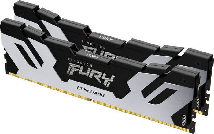 Пам'ять ПК Kingston DDR5 32GB KIT (16GBx2) 7200 FURY Renegade XMP Срібний