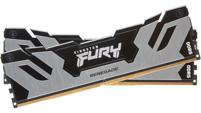 Пам'ять ПК Kingston DDR5 32GB KIT (16GBx2) 7200 FURY Renegade XMP Срібний