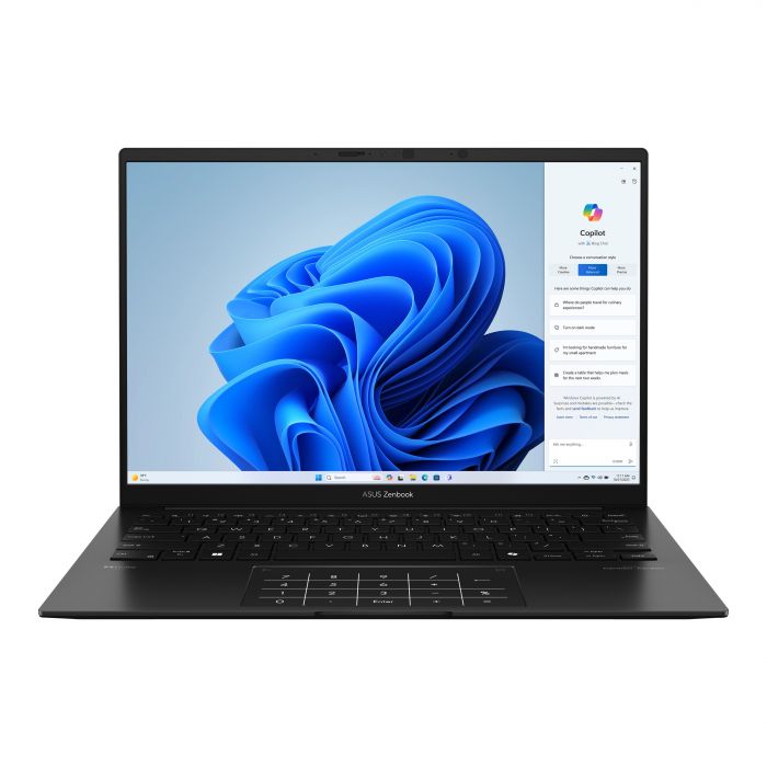 Ноутбук ASUS Zenbook 14 UM3406HA-PP014W 14" 3K OLED, AMD R7-8840HS, 16GB, F1TB, UMA, Win11, Чорний