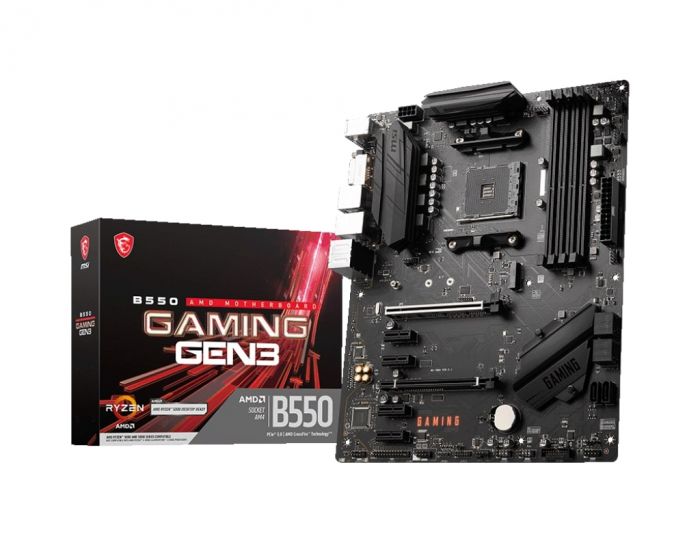 Материнcька плата MSI B550 GAMING GEN3 sAM4 B550 4xDDR4 HDMI DVI-D ATX